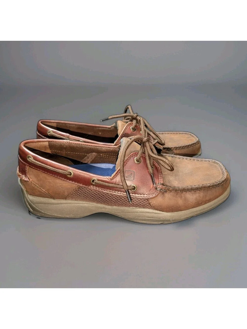 Sperry Topsider Boat Shoes Mens Size 12 Dark Brown